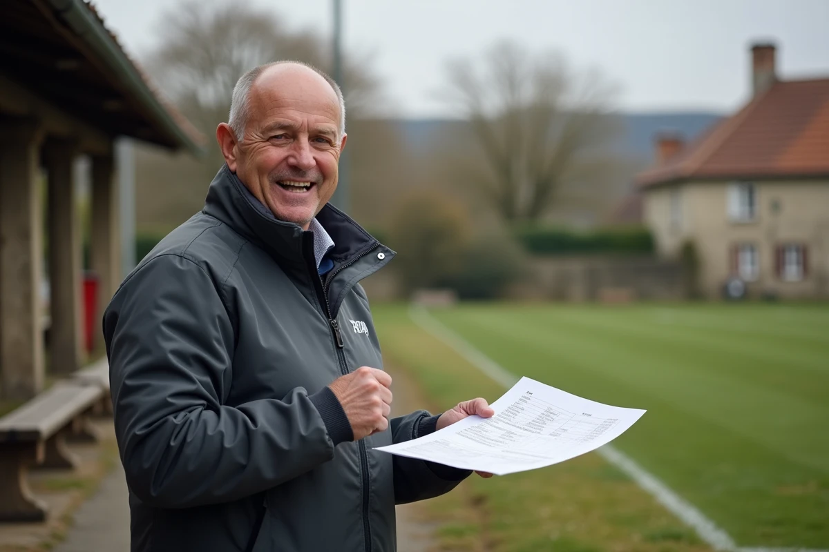 Entraineur de football dans un village rural en Haute Saone